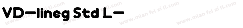 VD-lineg Std L字体转换